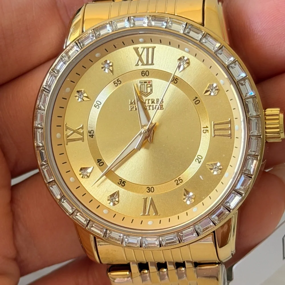 New! Montres Prestige X Invicta Men's Gold Watch, Authentic